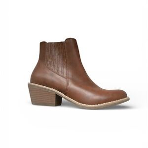 Eurosoft by Sofft Ankle Booties‎ Women’s Size 6.5 M Brown Leather New Western